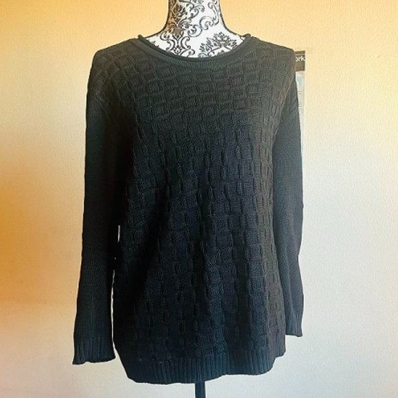 black knit sweater - Picture 2 of 5